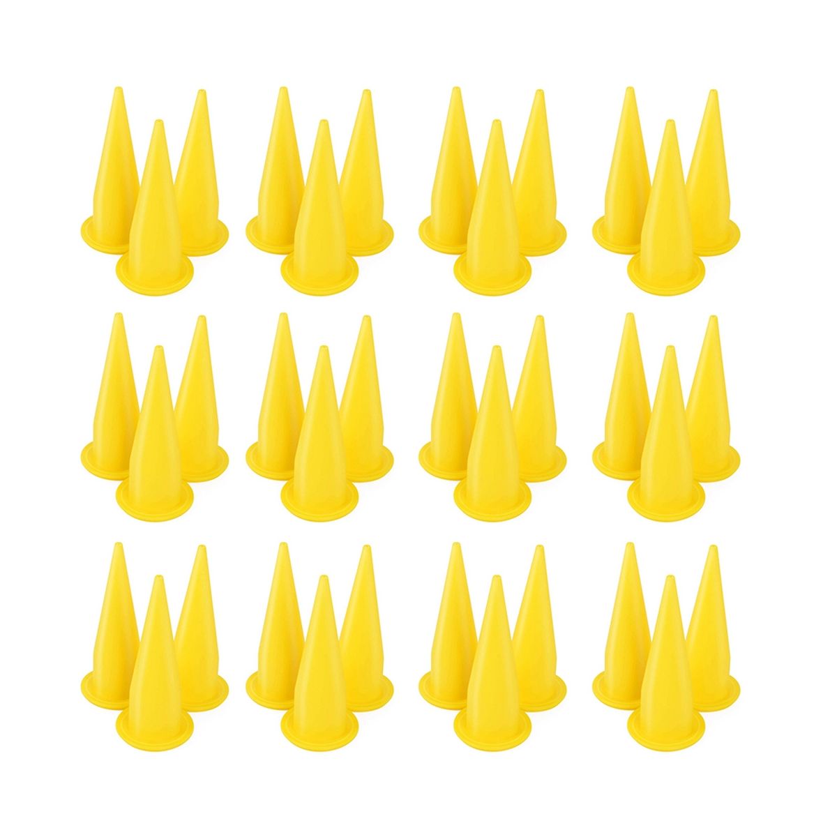 50PCS Yellow Cone Nozzle for Bulk Caulk Tools for Caulking