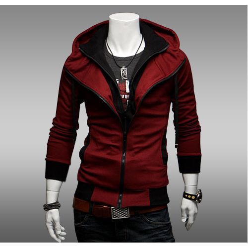 Men Cotton Hoodie Jacket
