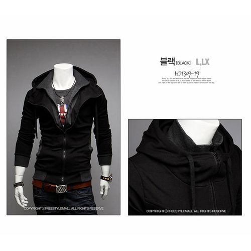 Men Cotton Hoodie Jacket