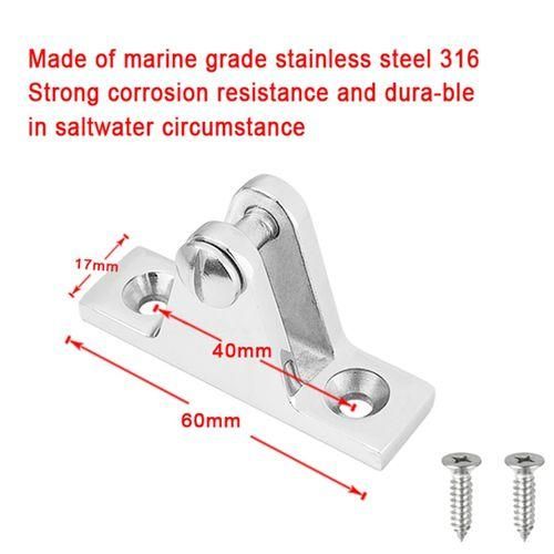 1Pcs Boat Deck Hinge Mount Hardware 316 Stainless