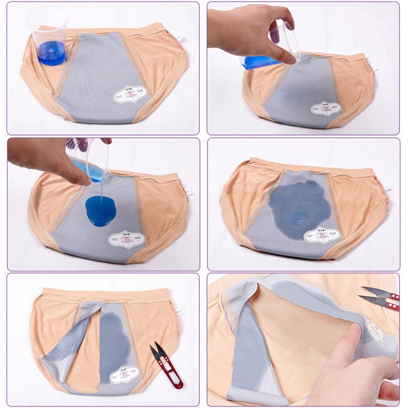 3Pcs/Set Menstrual Period Panties Cotton Ladies Physiological Leakproof Briefs
