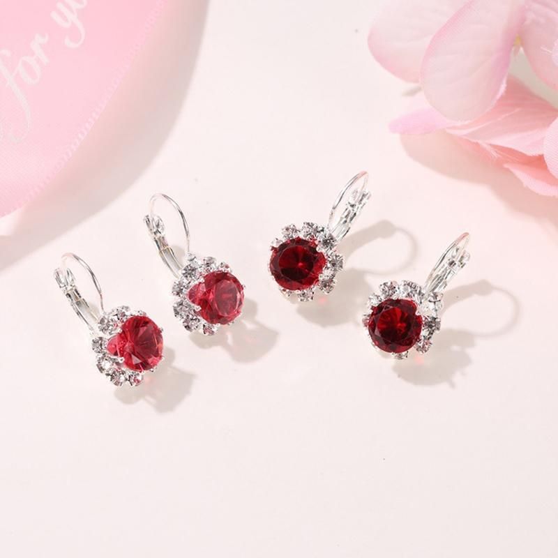 Korean Fashion Round Faux Crystal Rhinestone Sun-Black