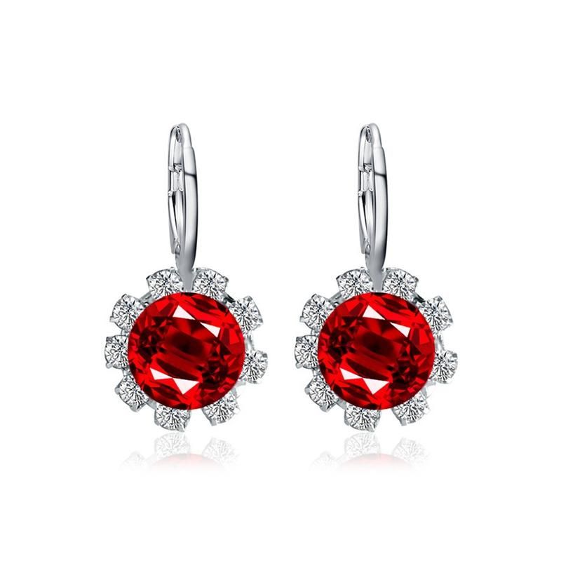 Korean Fashion Round Faux Crystal Rhinestone Sun-Black