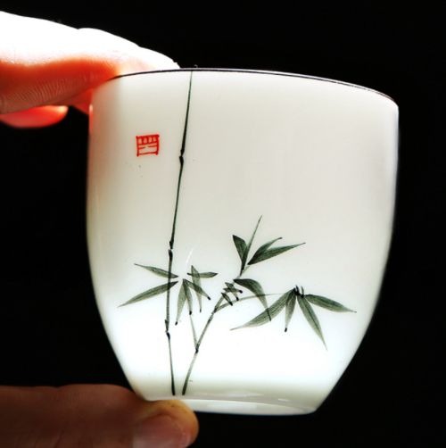 6 Pcs Traditional Ceramic Tea Cup Handpainted Sets Of 6 Cups Chinese Kung Fu Cup Porcelain Teacups Sets Drinkware 150ml