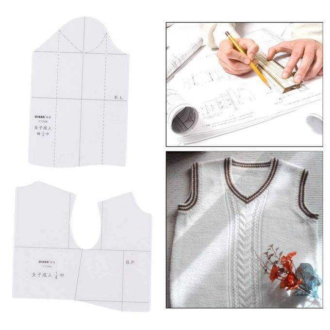 1:4 1:5 Clothes Design Ruler Template Set Clothing Prototype Sewing