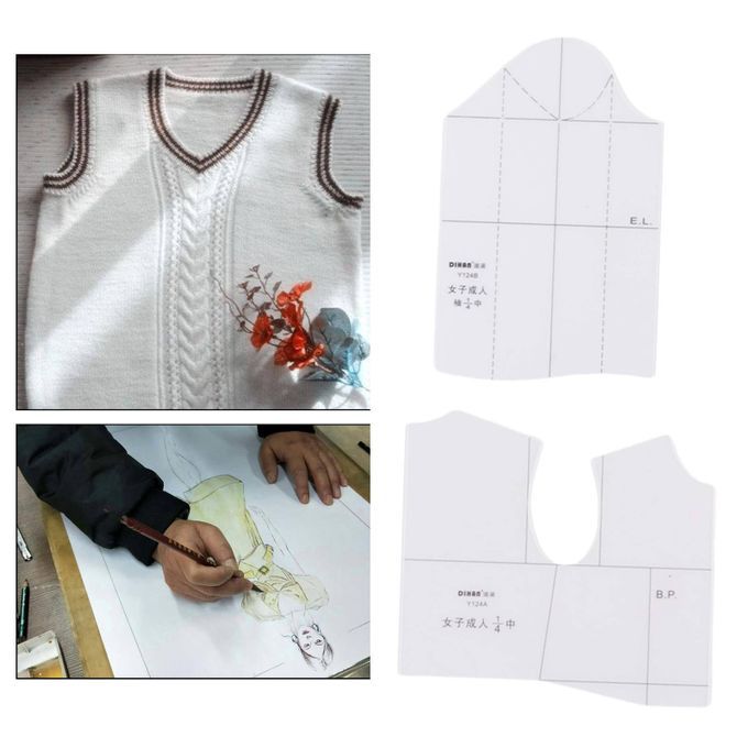 1:4 1:5 Clothes Design Ruler Template Set Clothing Prototype Sewing