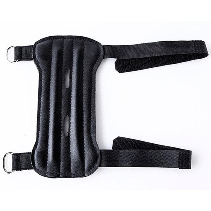 Pu 2-Strap Arm Guard Archery Arm Protector For Hunting Shooting Arrow