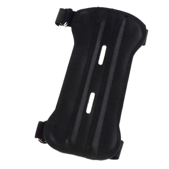 Pu 2-Strap Arm Guard Archery Arm Protector For Hunting Shooting Arrow