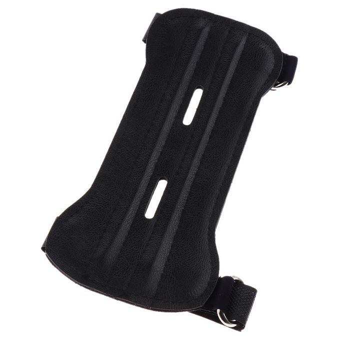 Pu 2-Strap Arm Guard Archery Arm Protector For Hunting Shooting Arrow