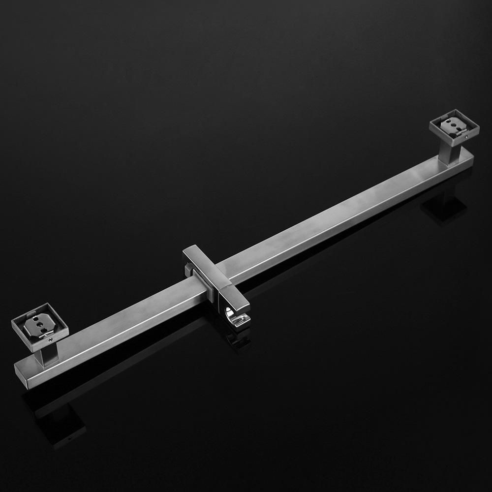 304 Stainless Steel Shower Head Square Lift Rod Shower Shower Accessories Bathroom Nozzle Base Bracket
