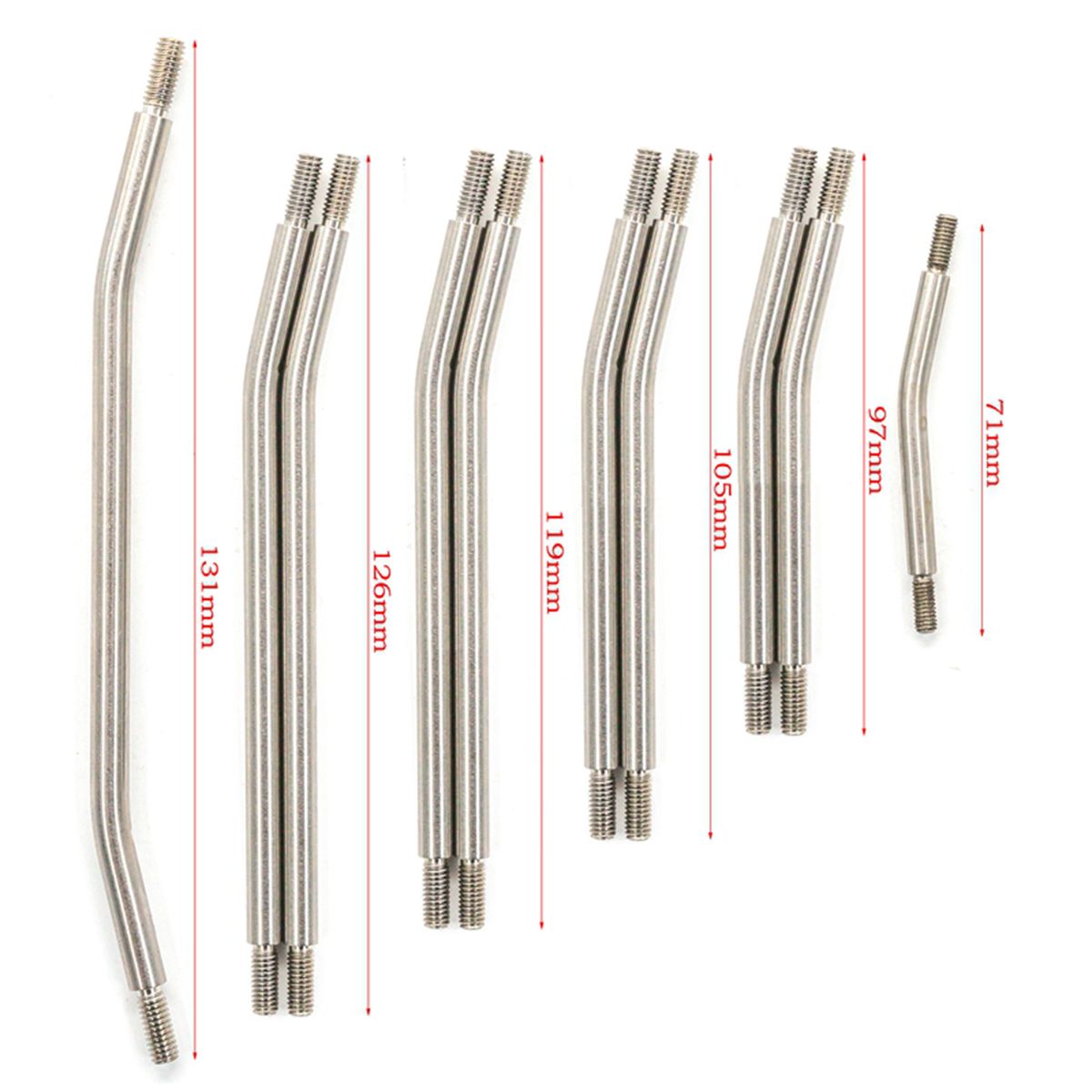 Stainless Steel Link Rod Plastic End 5MM Replacement For