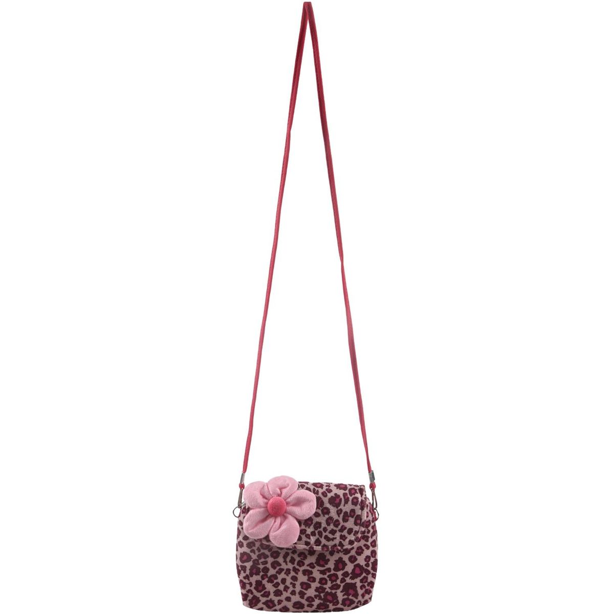 Children Girls Messenger Shoulder Bag Wallet, Leopard
