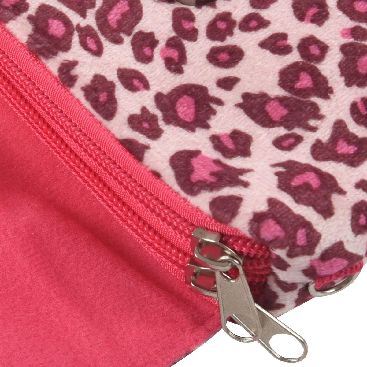Children Girls Messenger Shoulder Bag Wallet, Leopard