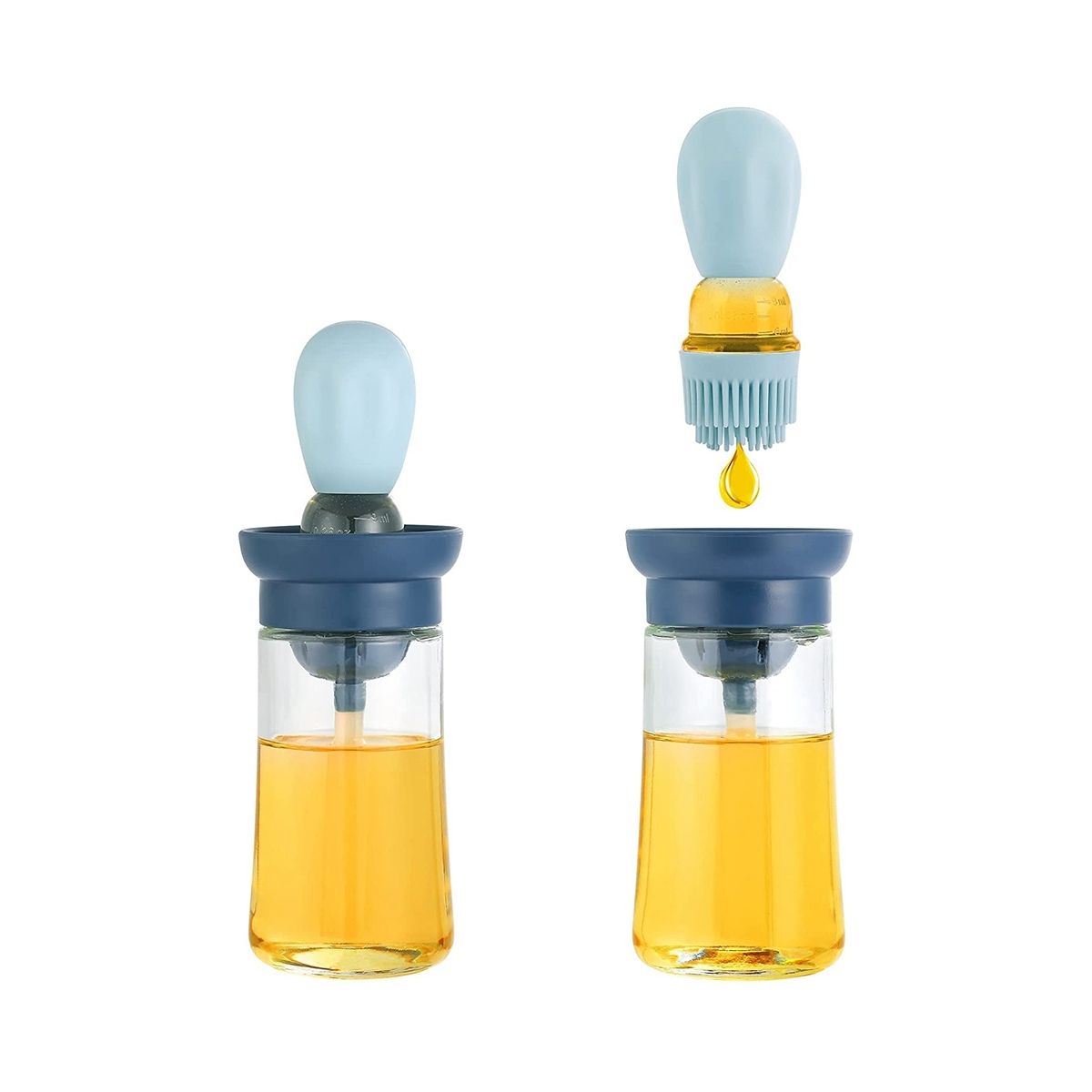 Olive Oil Dispenser with Brush, Measuring Oil Dispenser D