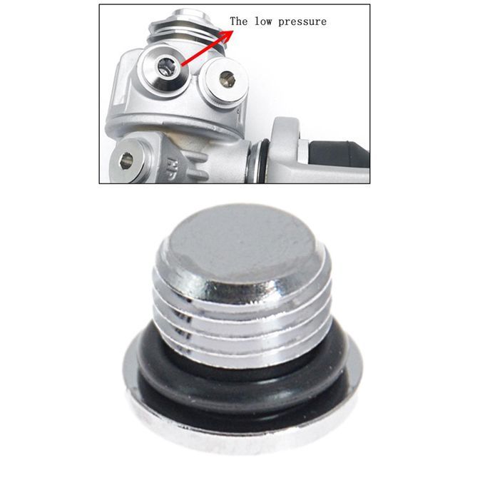 Copper Diving Regulator Port Plug 3/8''/ 7/16'' LP HP Low Pressure