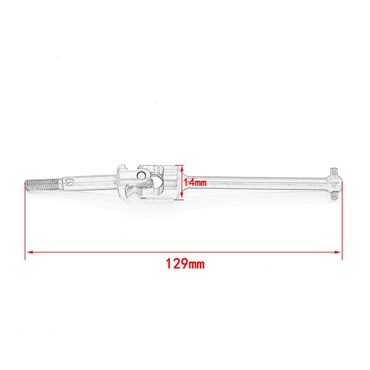 Cvd Front Drive Shaft Upgrade Parts Replacement For Losi