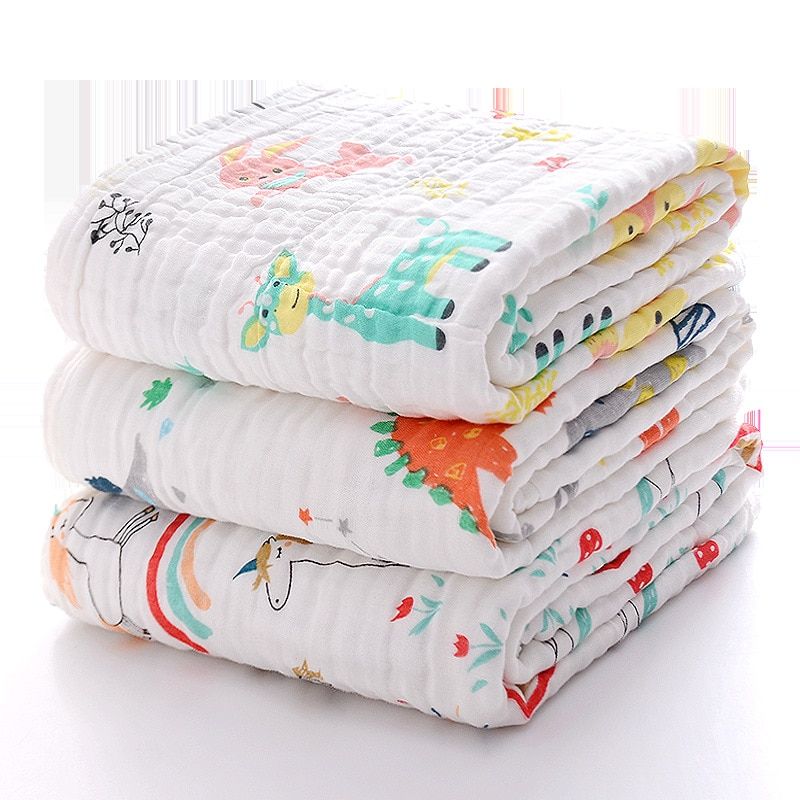 Bath Towels 4layer Aabsorbent Gauzebquilt Newborn Blanket