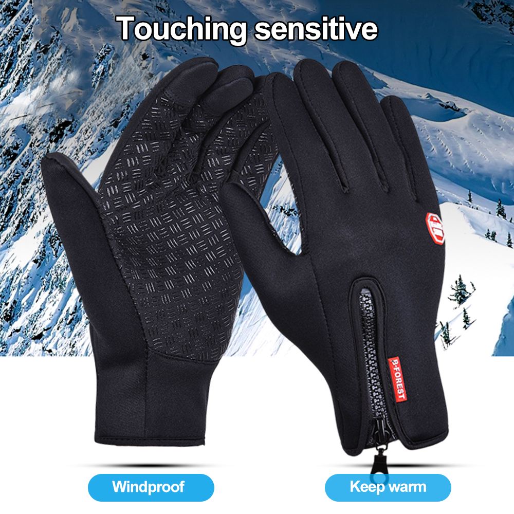 Driving Glove Outdoor Winter Warm Non-slip Touching Screen Cycling