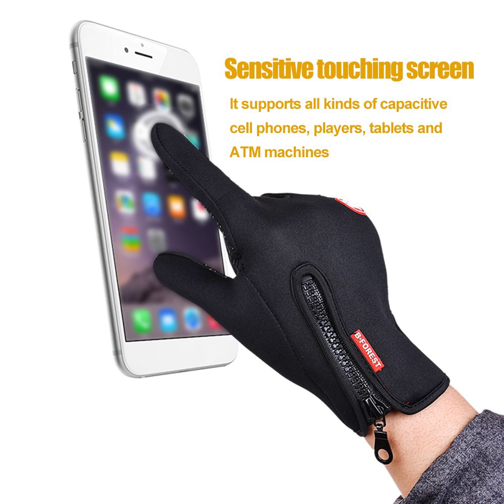 Driving Glove Outdoor Winter Warm Non-slip Touching Screen Cycling