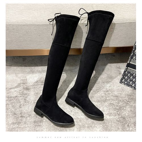 Knee-length Boots, Thin Boots, Thin Legs, Thick Heels, High Boots, Female Boots