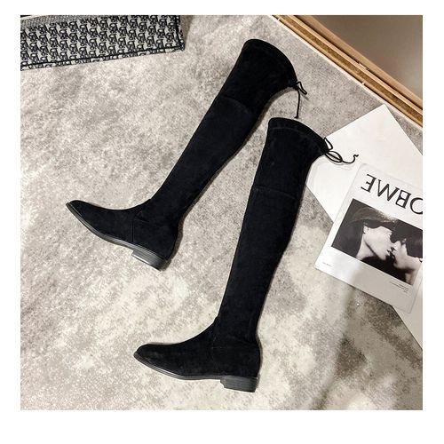 Knee-length Boots, Thin Boots, Thin Legs, Thick Heels, High Boots, Female Boots