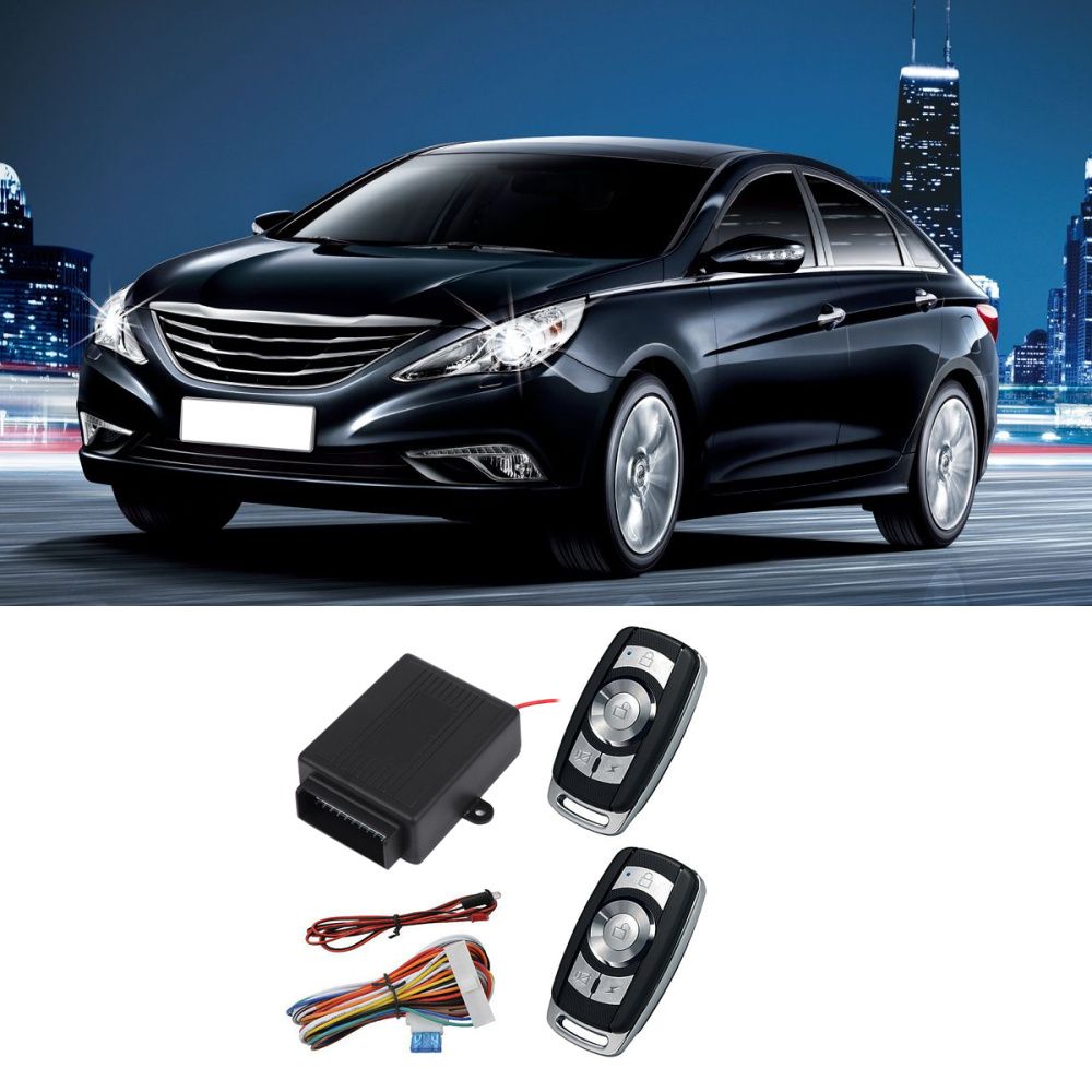 1 Set Of Car Alarm System Remote Central Universal Security