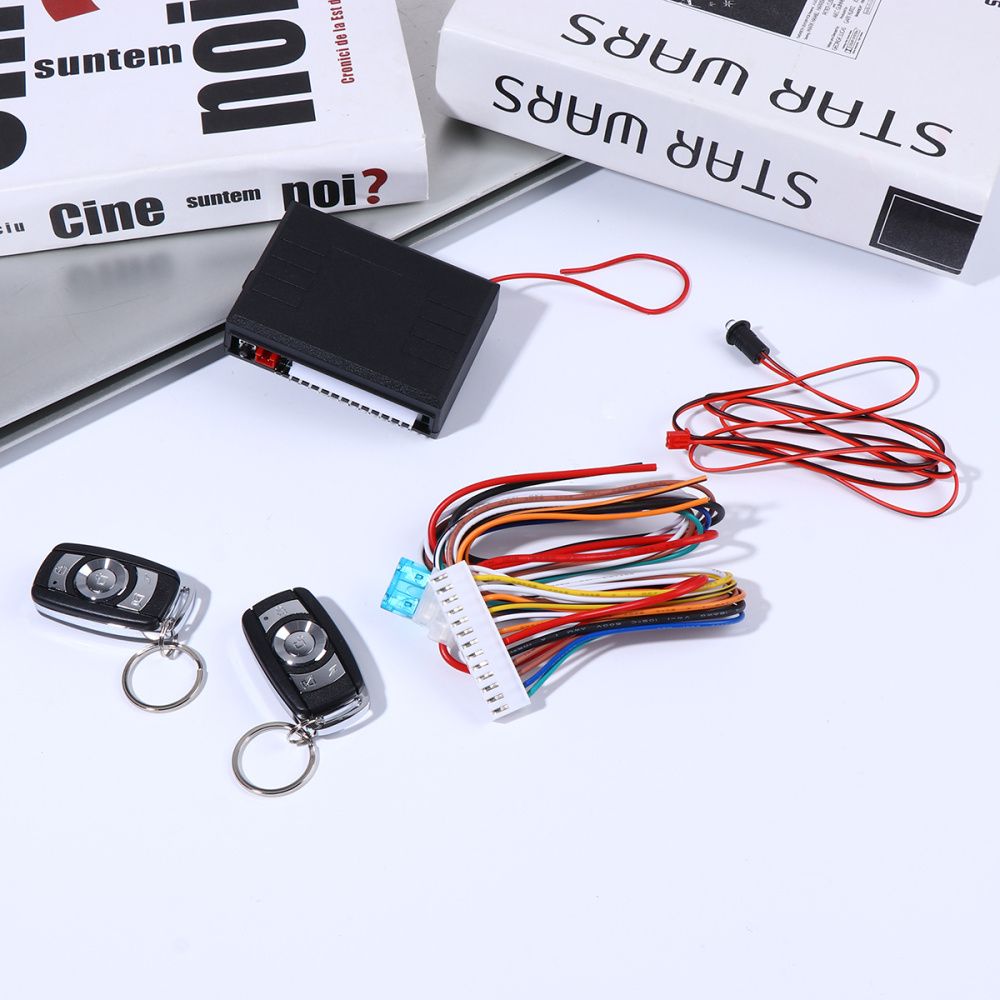 1 Set Of Car Alarm System Remote Central Universal Security