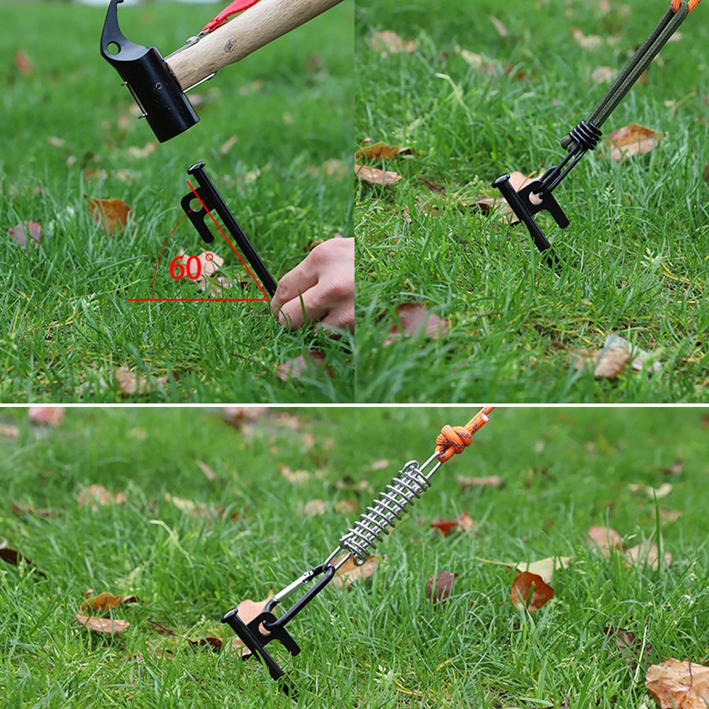 Thickened Lengthening Tent Canopy Ground Nail Practical High