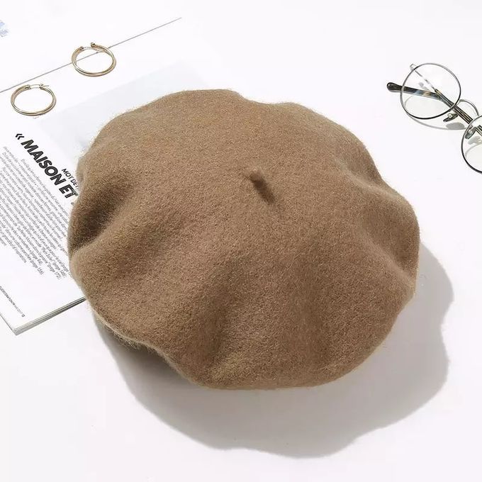 Luxury Unisex Faux Beret Hat Autumn Winter French Cap