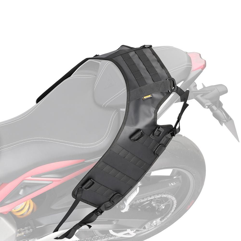Motorcycle Rearseat Side Bag Base Portable Motor Accessory Universal Motorcross Rear Side Bag Base Motor Tail Bag Saddle