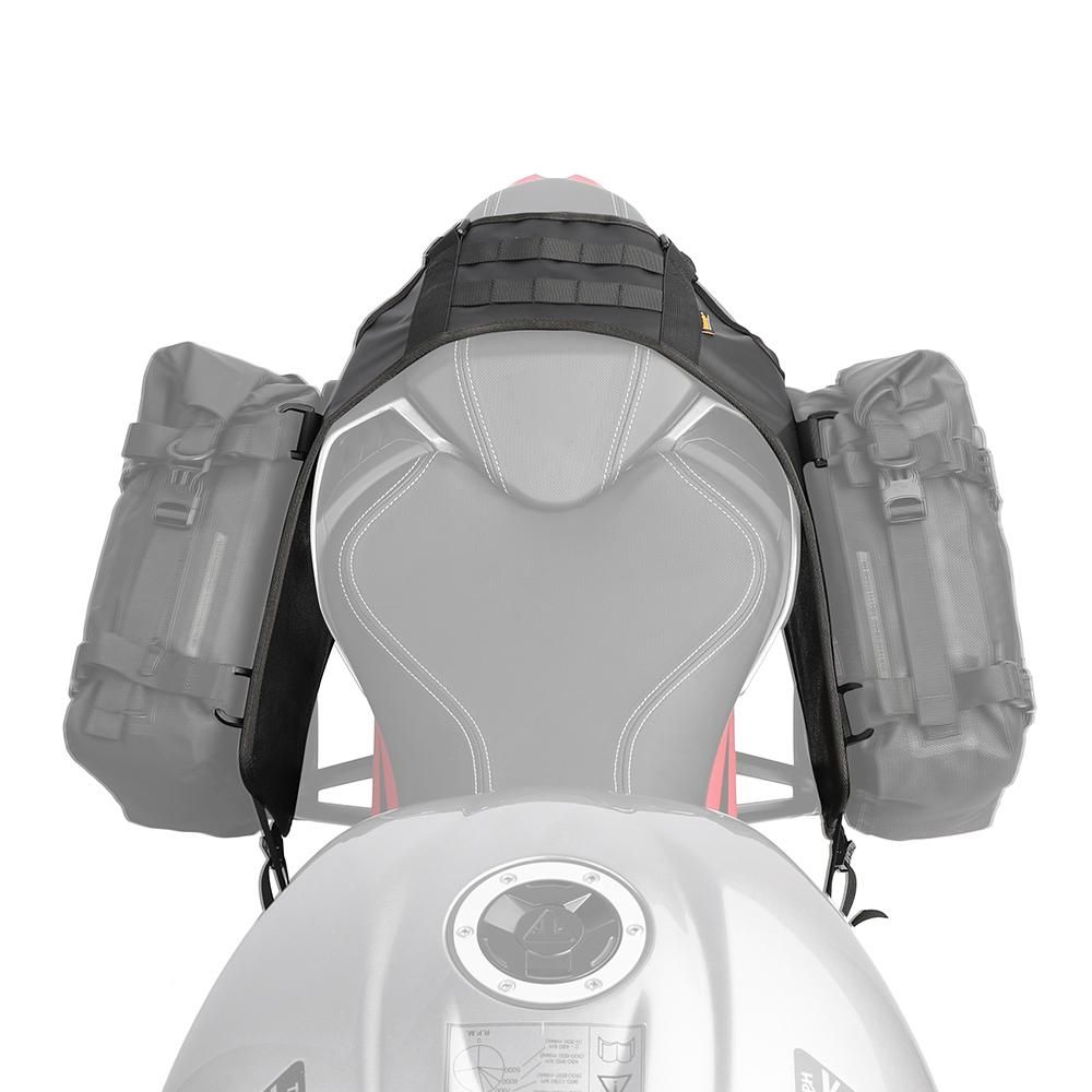 Motorcycle Rearseat Side Bag Base Portable Motor Accessory Universal Motorcross Rear Side Bag Base Motor Tail Bag Saddle