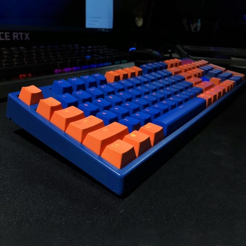 104Pcs Anti-skid Backlit ABS Keycaps Mechanical-Pink