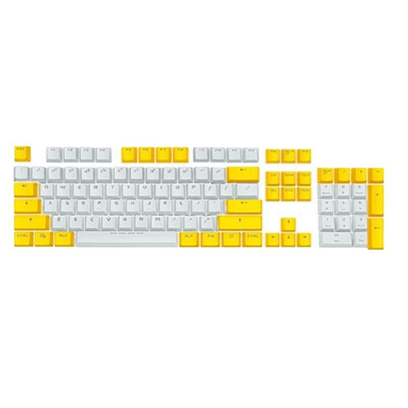 104Pcs Anti-skid Backlit ABS Keycaps Mechanical-Pink