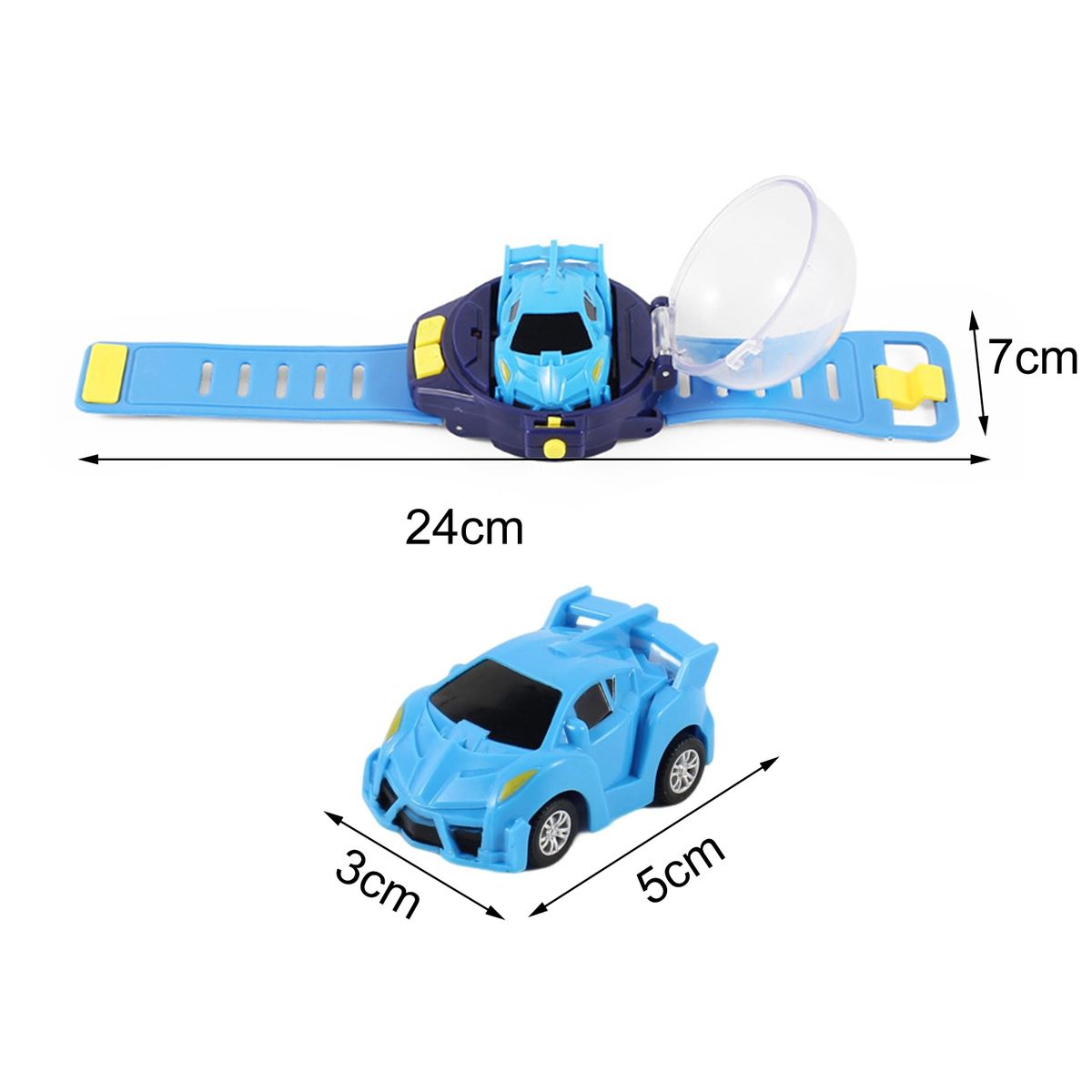 1 Set Car Watch Toy Brain Development Remote Control Car B
