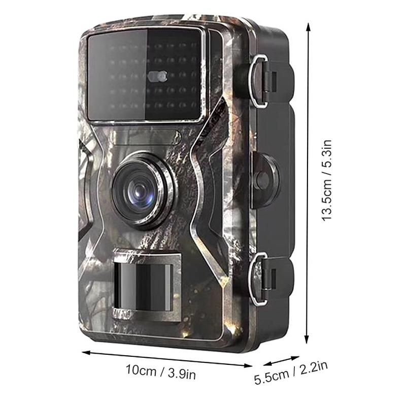 16MP 1080P Wildlife Hunting Trail and Game Camera with 16GB/32GB TF Card Motion Activated Security Camera IP66 Waterproof Outdoor Infrared Night Vision Hunting Scouting Camera