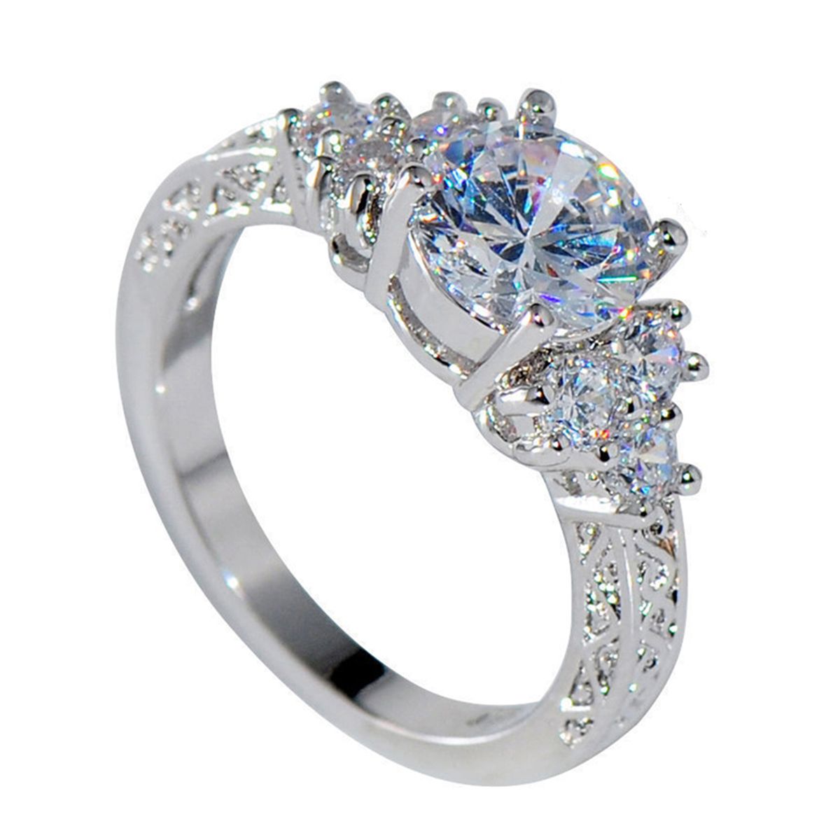 European And American Popular Engagement Diamond Rings-US 9