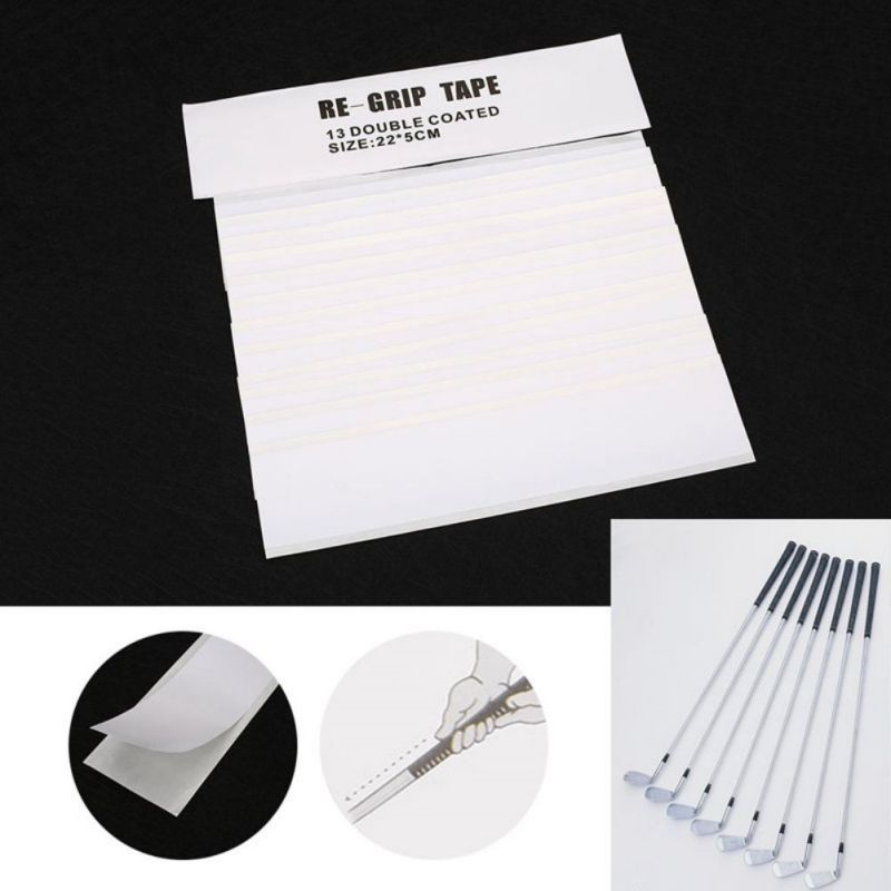 13pcs/set Golf Club Tape Double Sided Adhesive Strips Grip