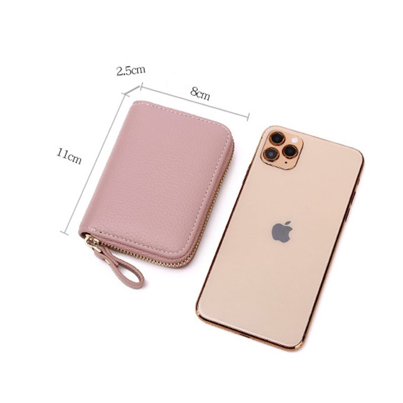 Men Women's Card Holder Small PU Leather Coin Wallet