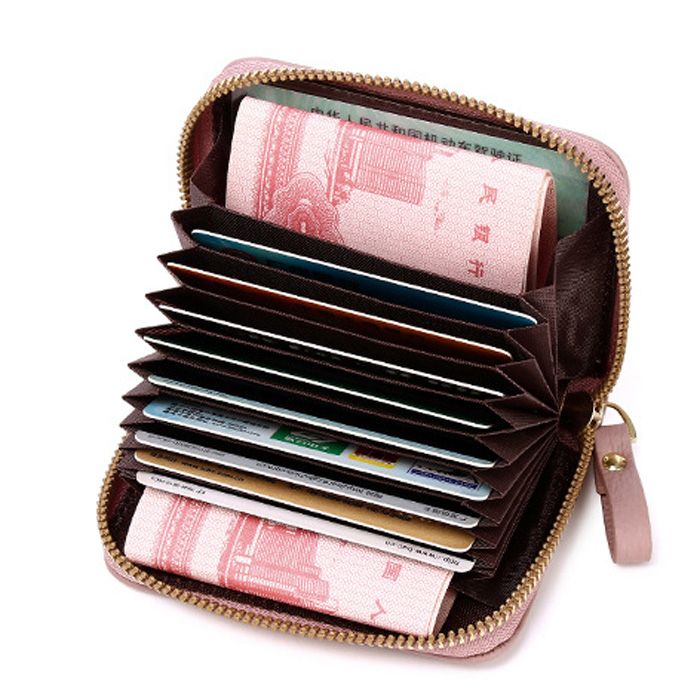 Men Women's Card Holder Small PU Leather Coin Wallet