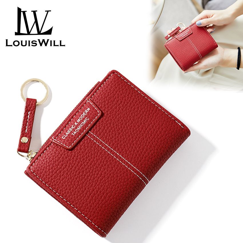 LouisWill Women Wallets Fashion Coin Short Wallets