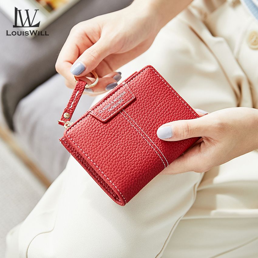 LouisWill Women Wallets Fashion Coin Short Wallets
