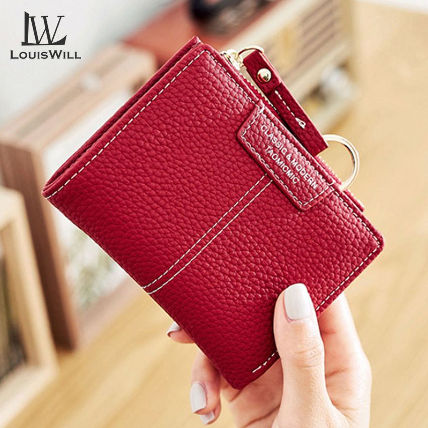 LouisWill Women Wallets Fashion Coin Short Wallets