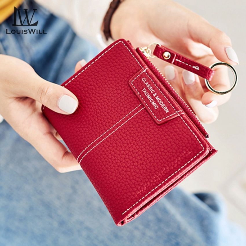 LouisWill Women Wallets Fashion Coin Short Wallets