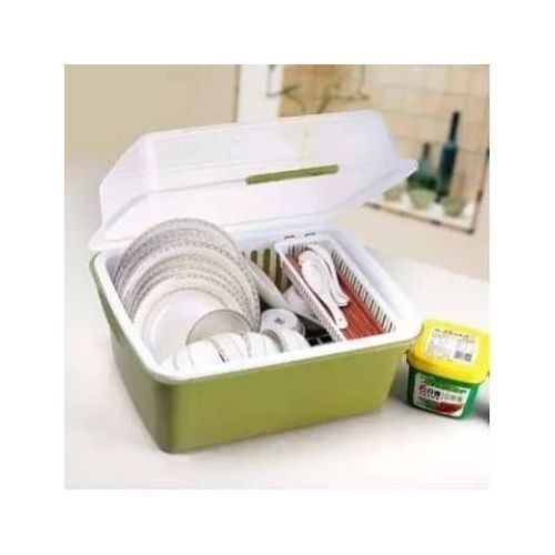 SUPER DISH RACK WITH COVER