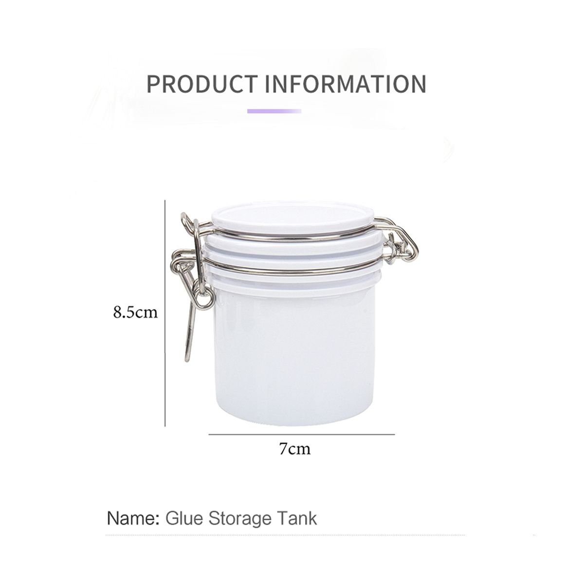 Eyelash Tool Glue Sealer Activated Carbon Glue Storage