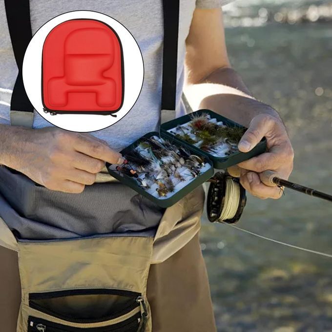 Reel Bag Waterproof Shockproof Low Profile Red Right