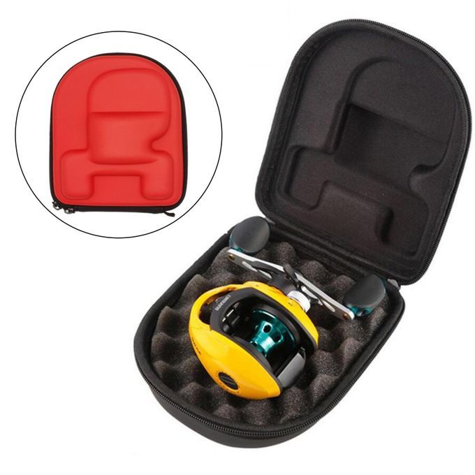 Reel Bag Waterproof Shockproof Low Profile Red Right