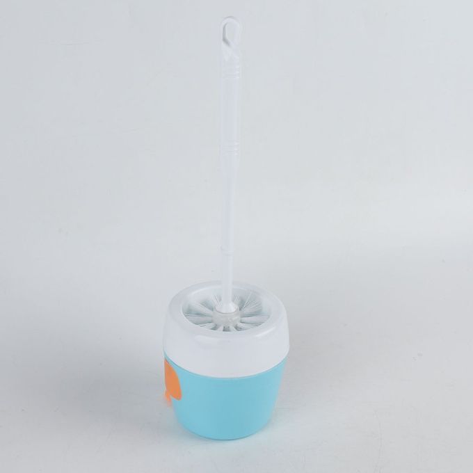 Penguin Toilet Brush With Base Toilet Toilet Brush Household-Blue