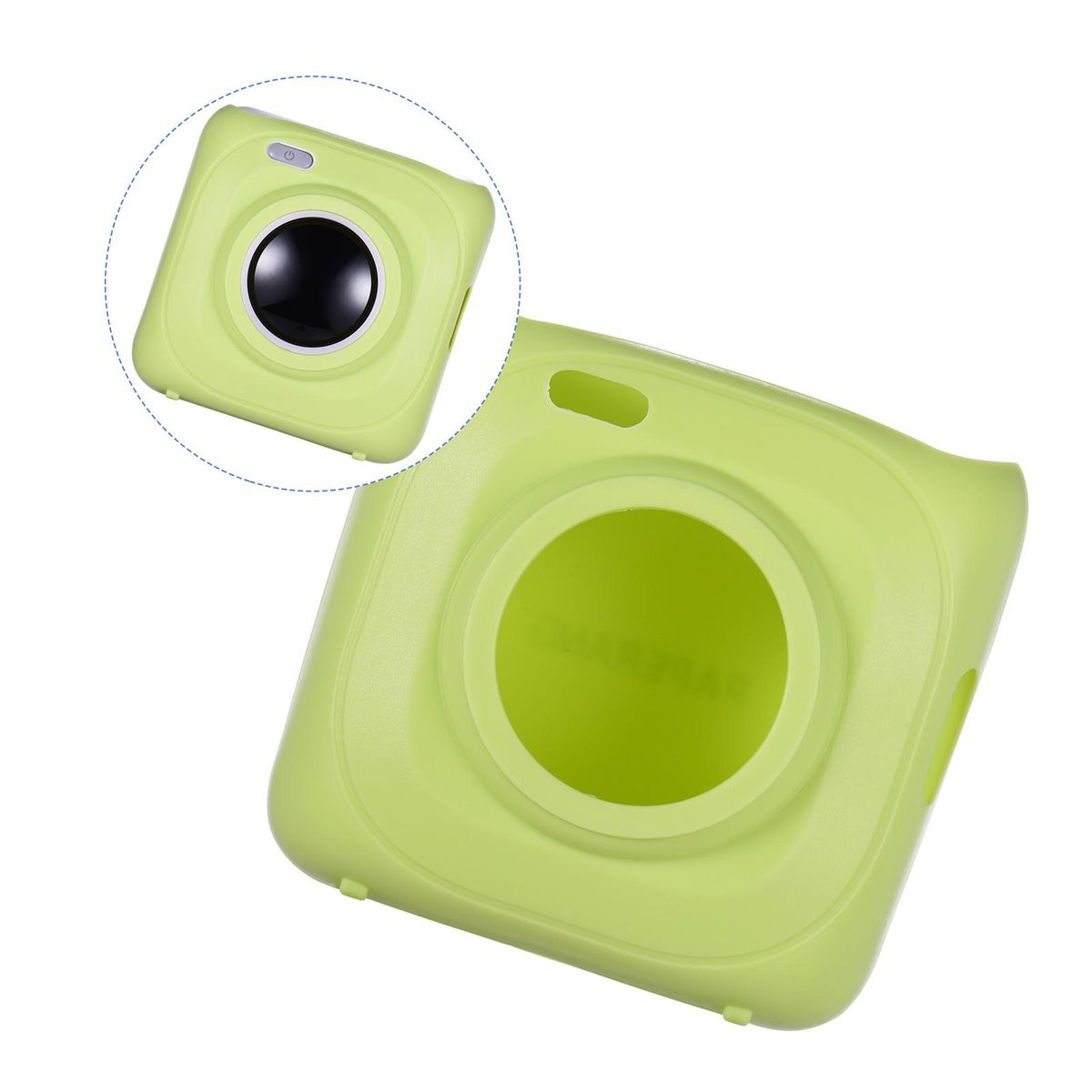 Soft Silicone Case Protective Cover Case Waterproof Anti-Dust Anti-Scratch for PAPERANG P1 Pocket Printer BT Wireless Thermal Printer