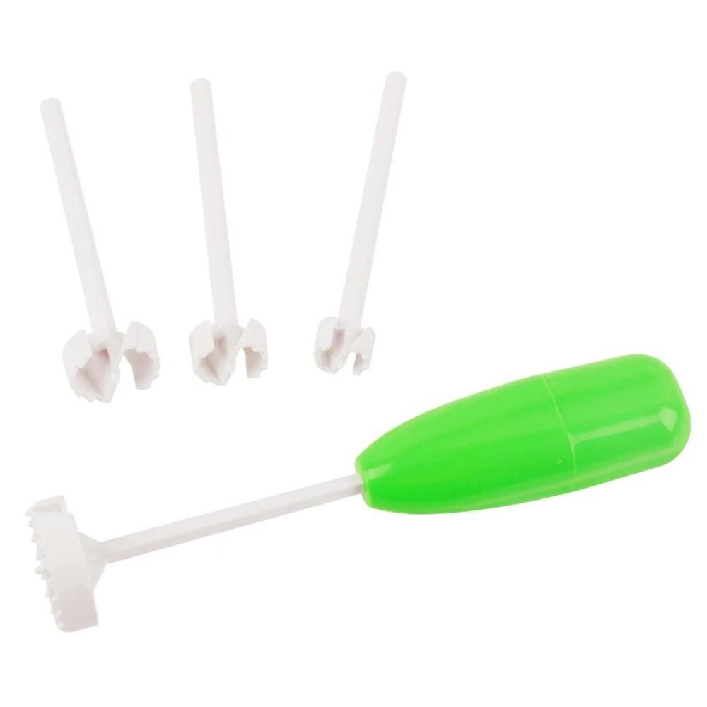 Practical 4Pcs Kitchen Tools Vegetable Spiral Cutter Digging Device Stuffed for Vegetable Fruit Corer Tools Spiralizer